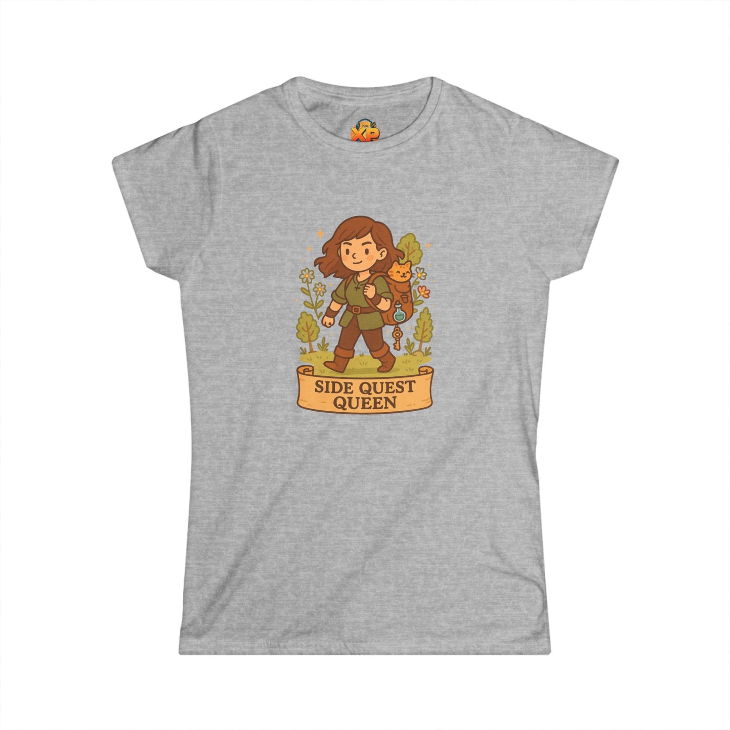 Side Quest Queen - Women's Softstyle Tee