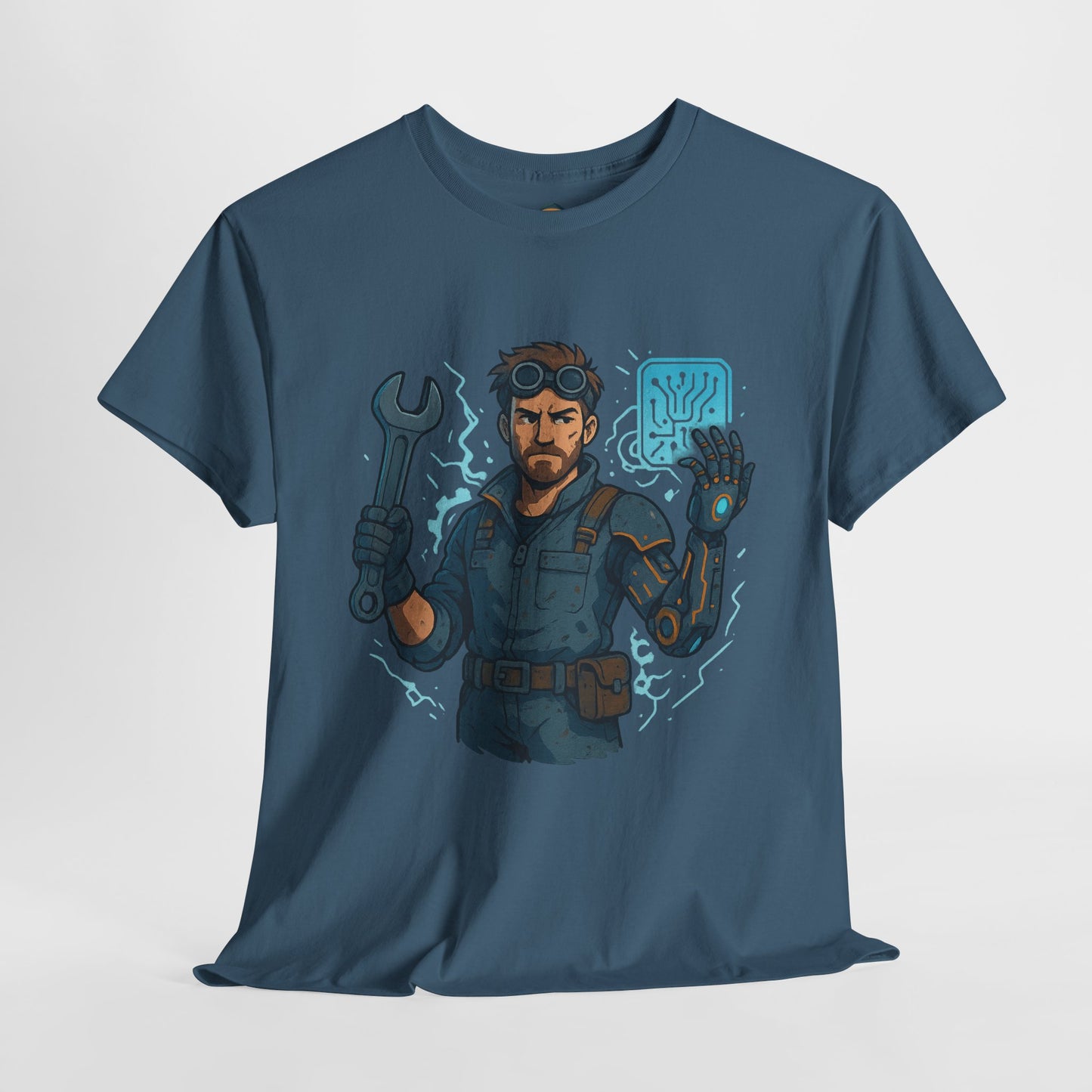 Nerdcore Icons - The Mech Engineer - Unisex Heavy Cotton Tee