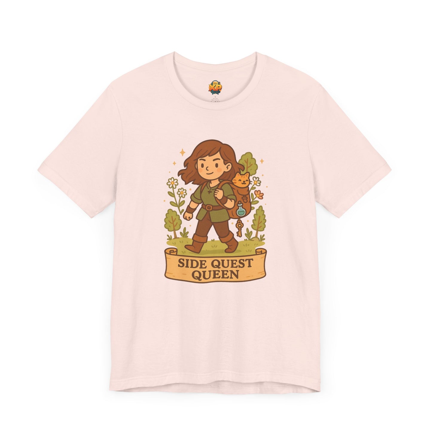 Side Quest Queen - Women's Jersey Short Sleeve Tee