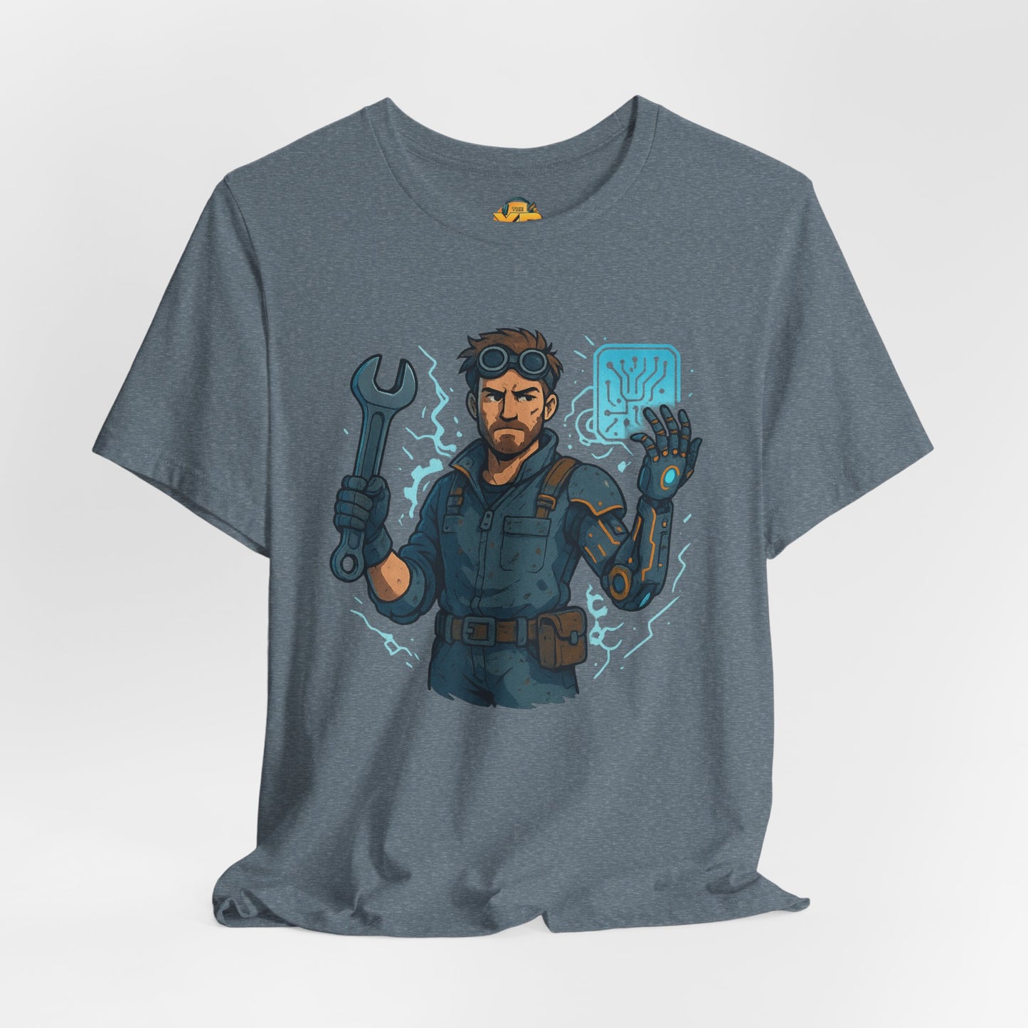 Nerdcore Icons - The Mech Engineer - Unisex Jersey Short Sleeve Tee