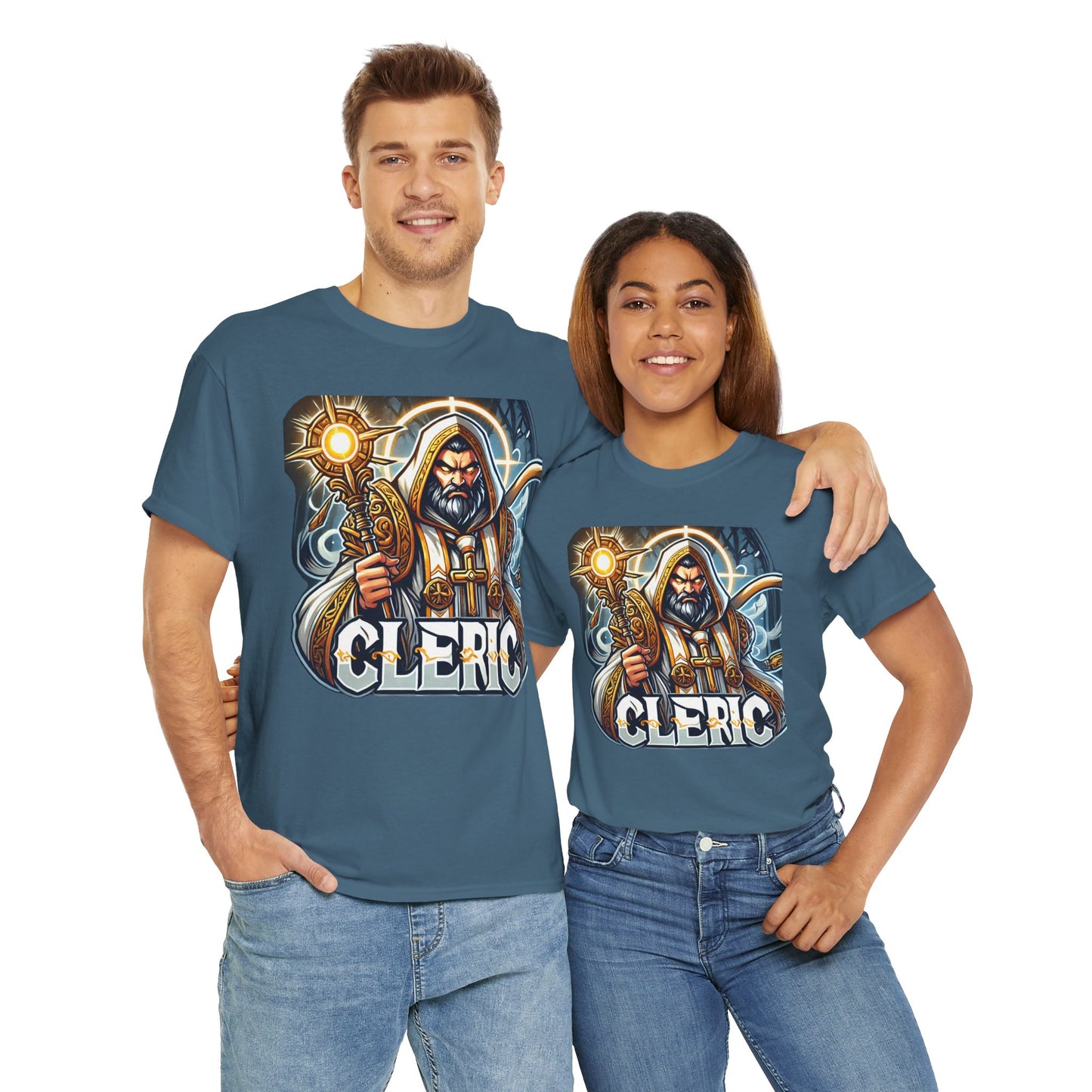 Cleric Cartoon - Men's Heavy Cotton Tee