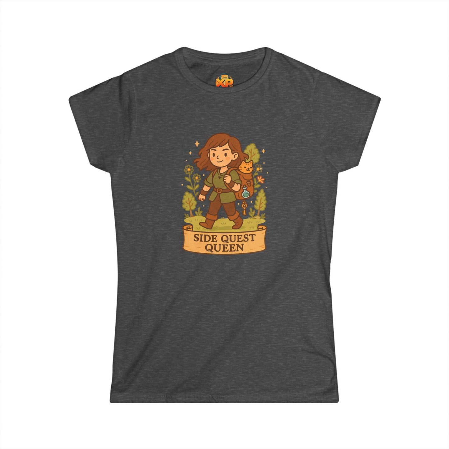 Side Quest Queen - Women's Softstyle Tee