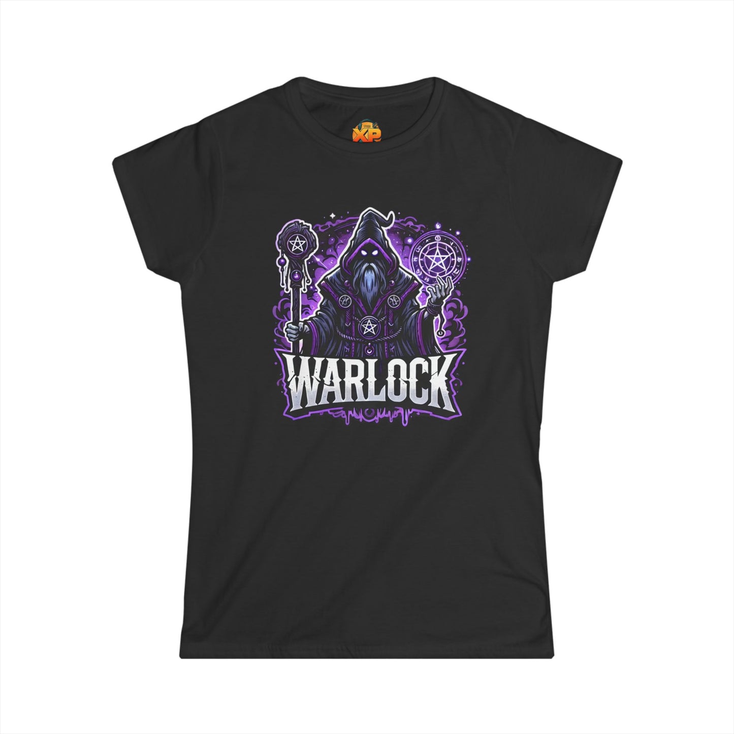 Warlock Cartoon - Women's Softstyle Tee