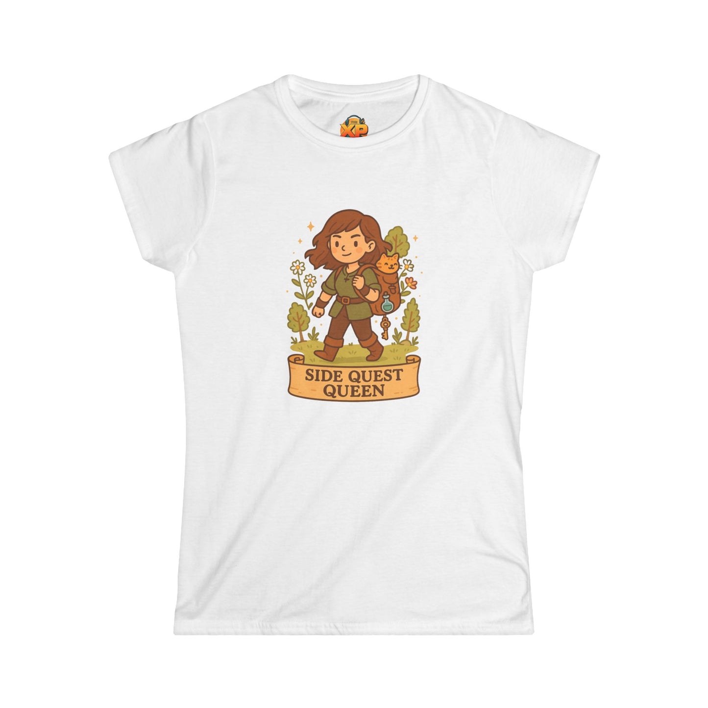 Side Quest Queen - Women's Softstyle Tee