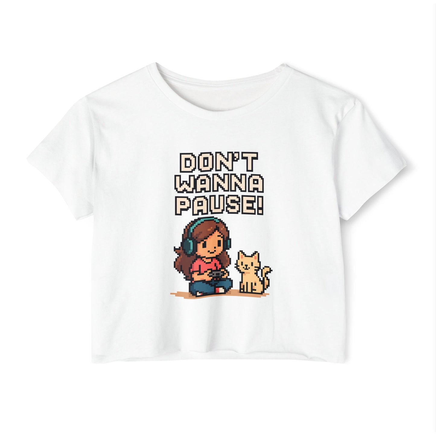 Don't Wanna Pause - Festival Crop Top