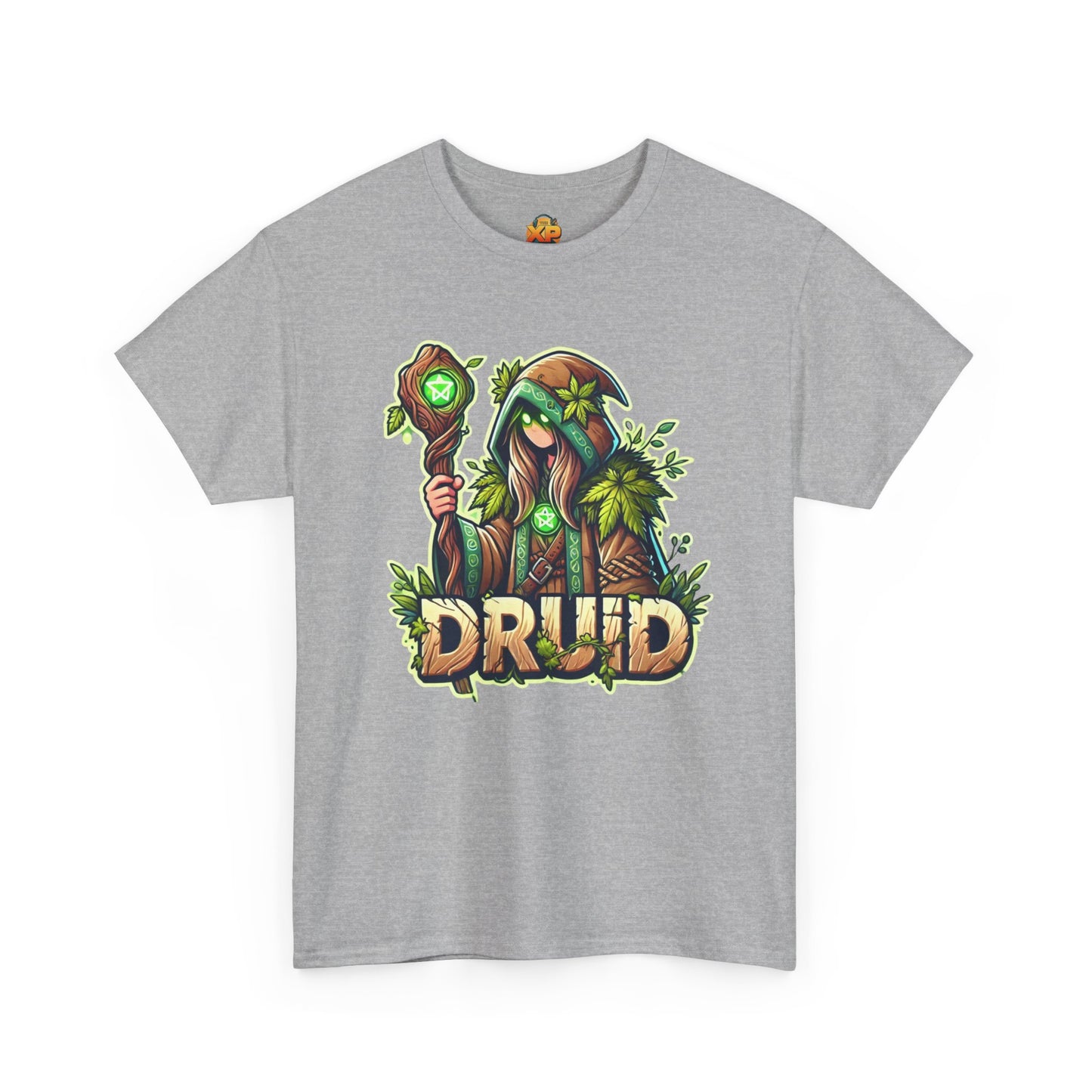 Druid Cartoon - Men's Heavy Cotton Tee