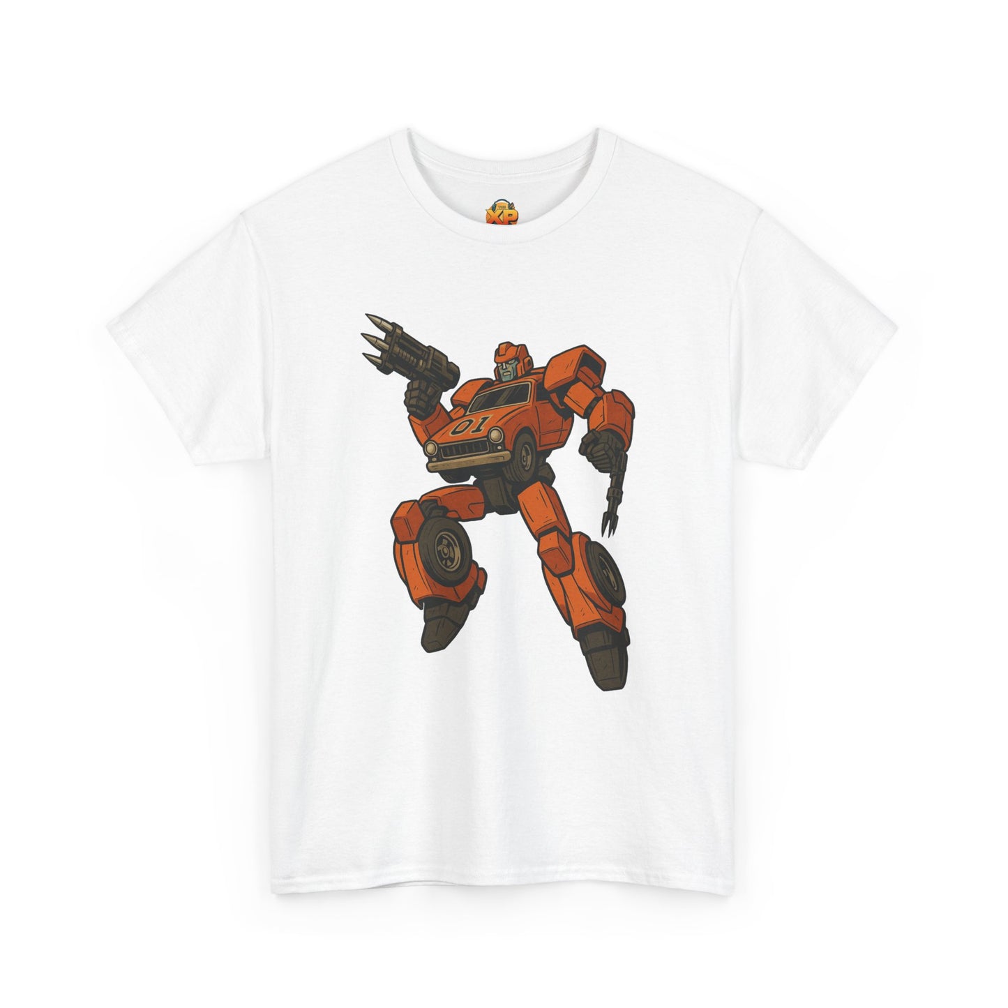 General Lee Transformer Crossover - Men's Heavy Cotton T-Shirt