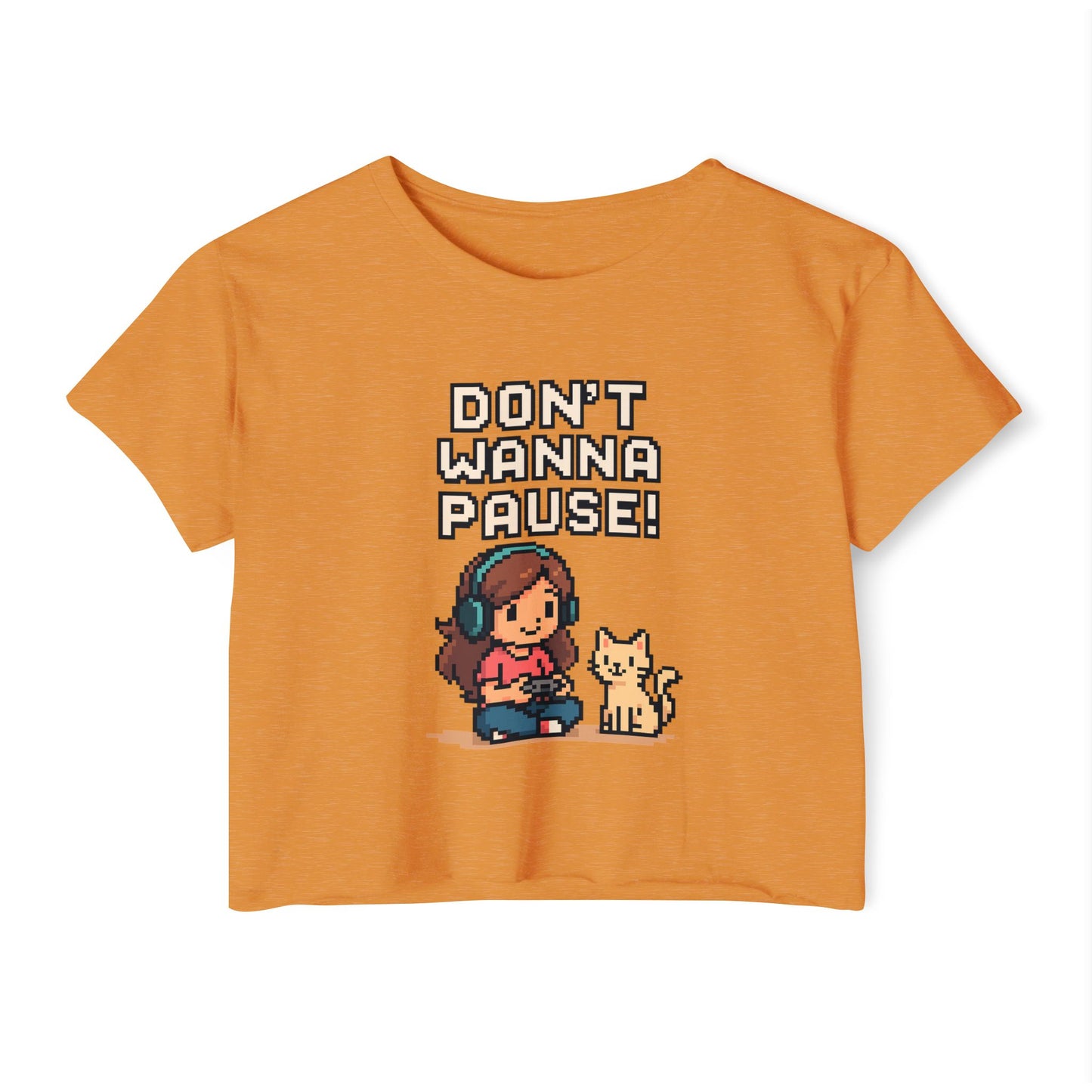 Don't Wanna Pause - Festival Crop Top