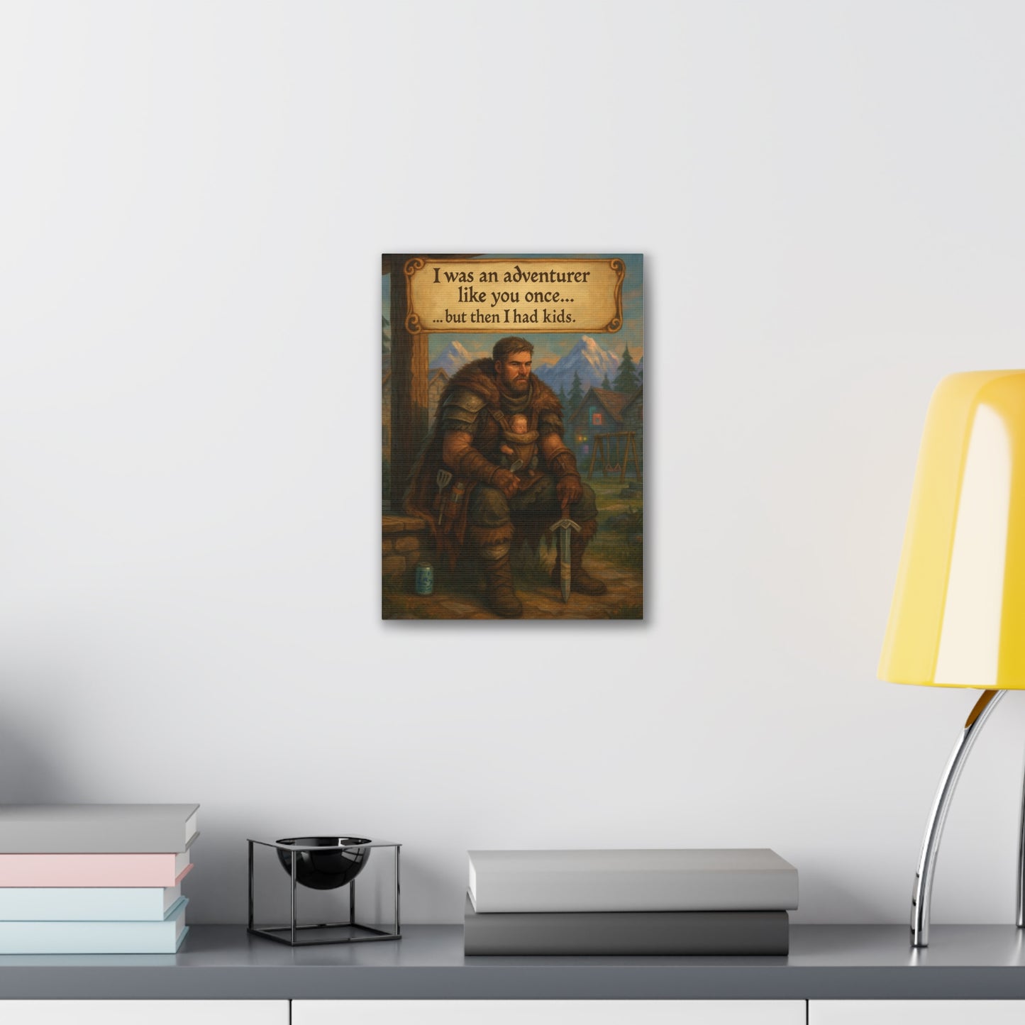 I Was an Adventurer Like You Once... Canvas Art - A Skyrim 'Took An Arrow' Parody