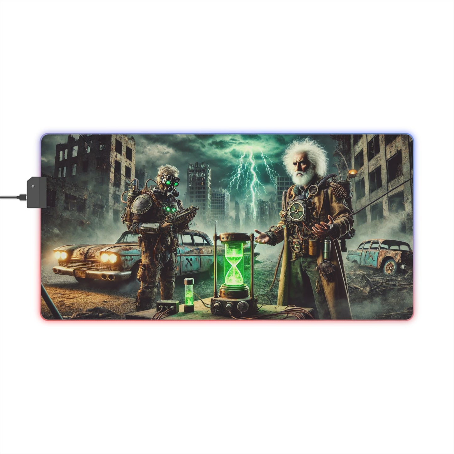 Post-Apocalyptic Time Travelers - RGB Gaming Mouse Pad