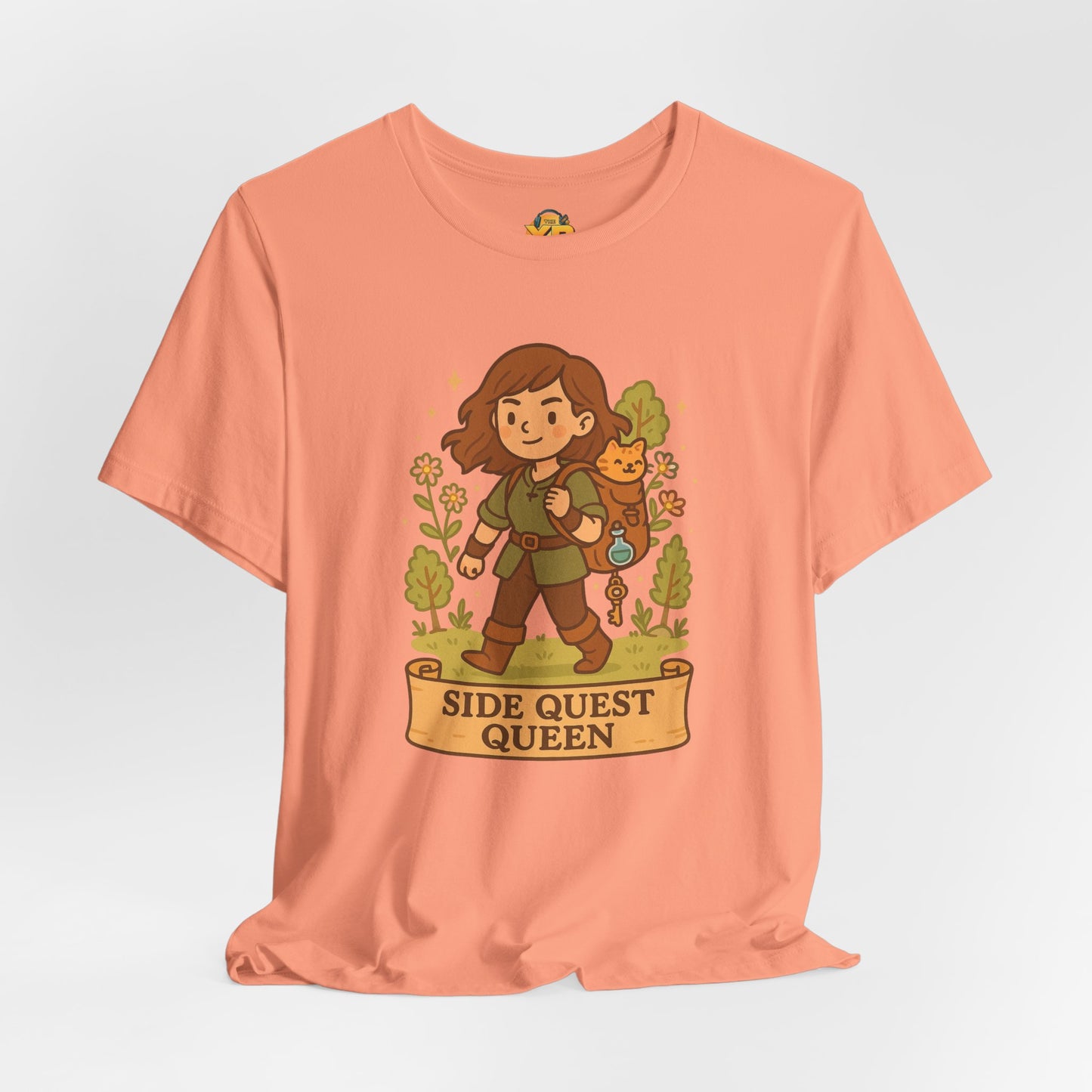Side Quest Queen - Women's Jersey Short Sleeve Tee