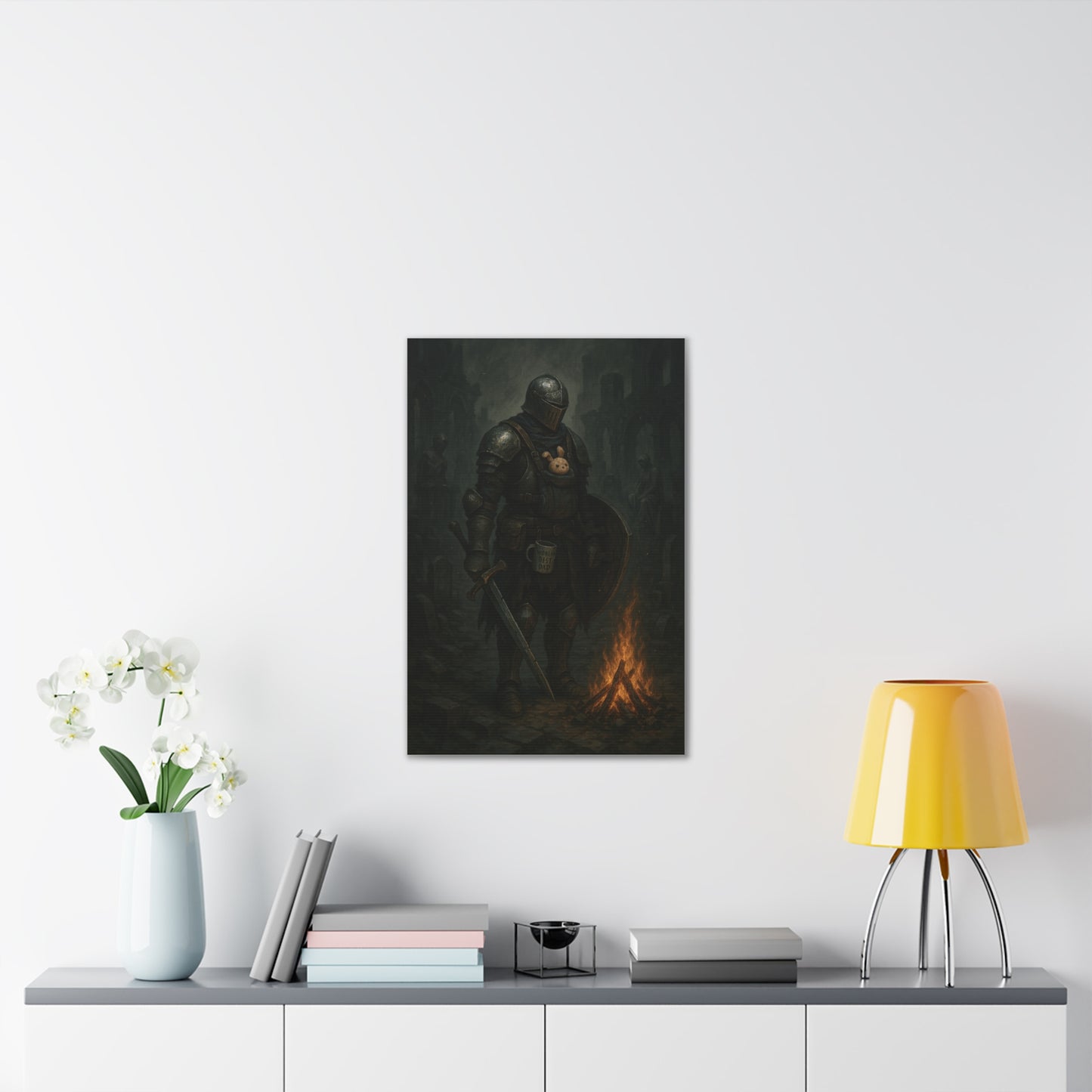 Dad Souls Canvas Art - A Dark Souls Parody