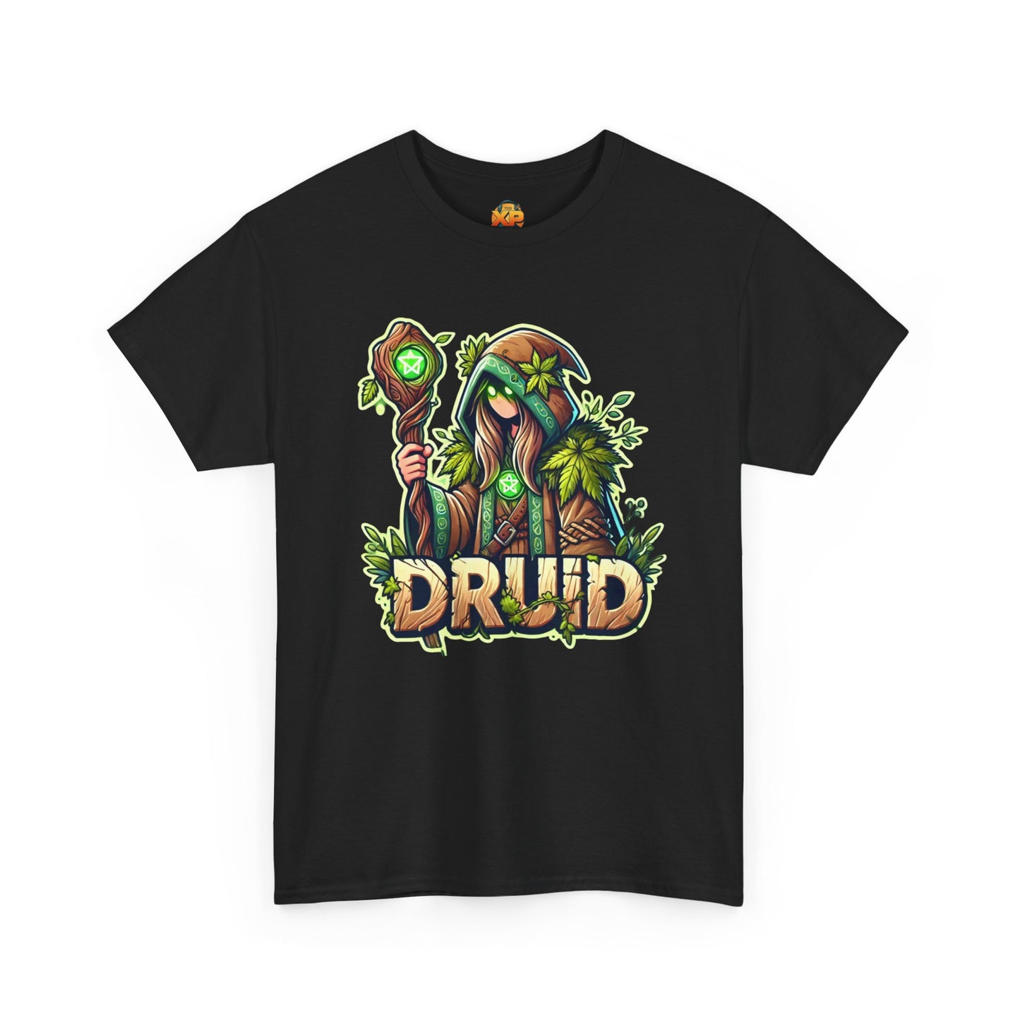 Druid Cartoon - Men's Heavy Cotton Tee