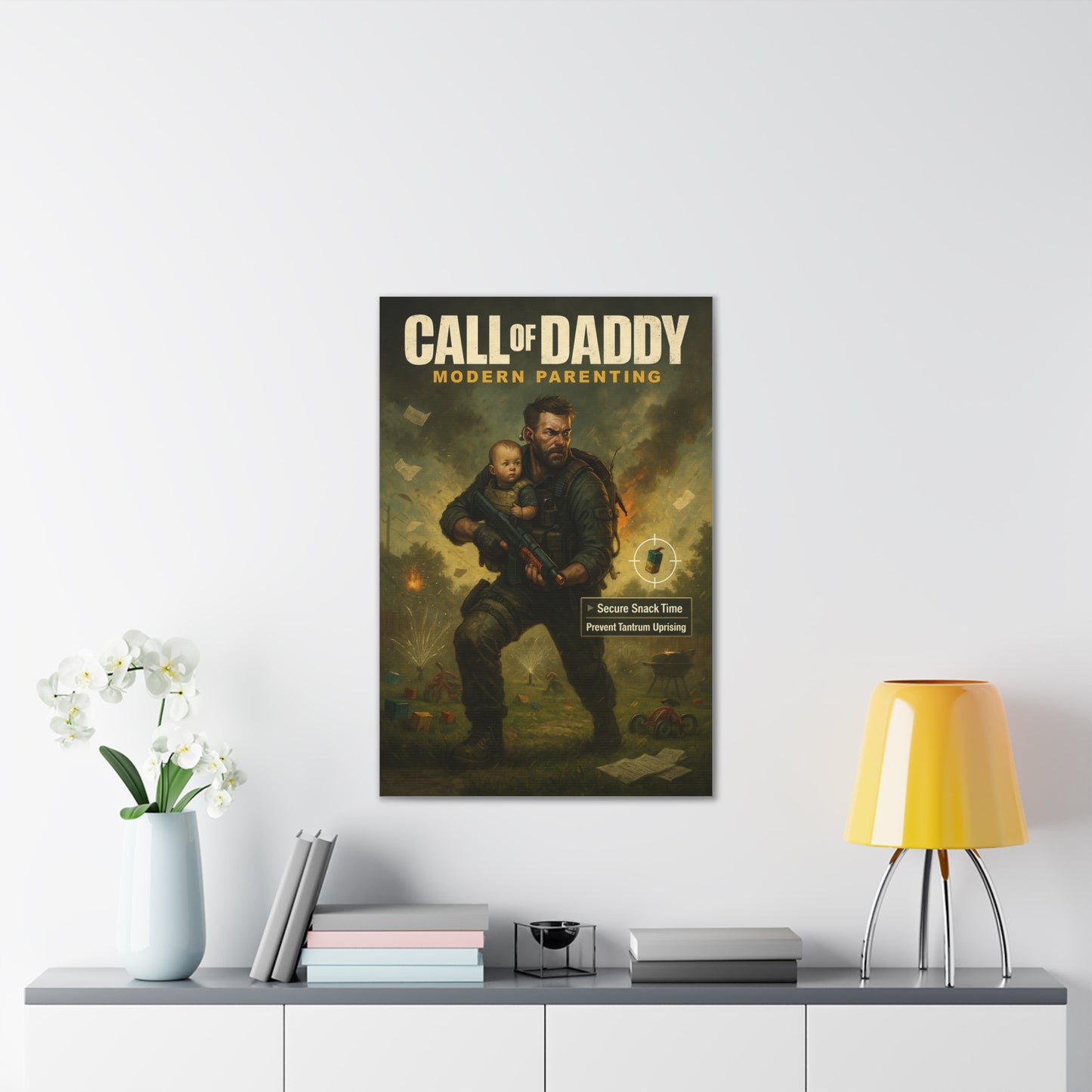 Call of Daddy Canvas Art - A CoD parody