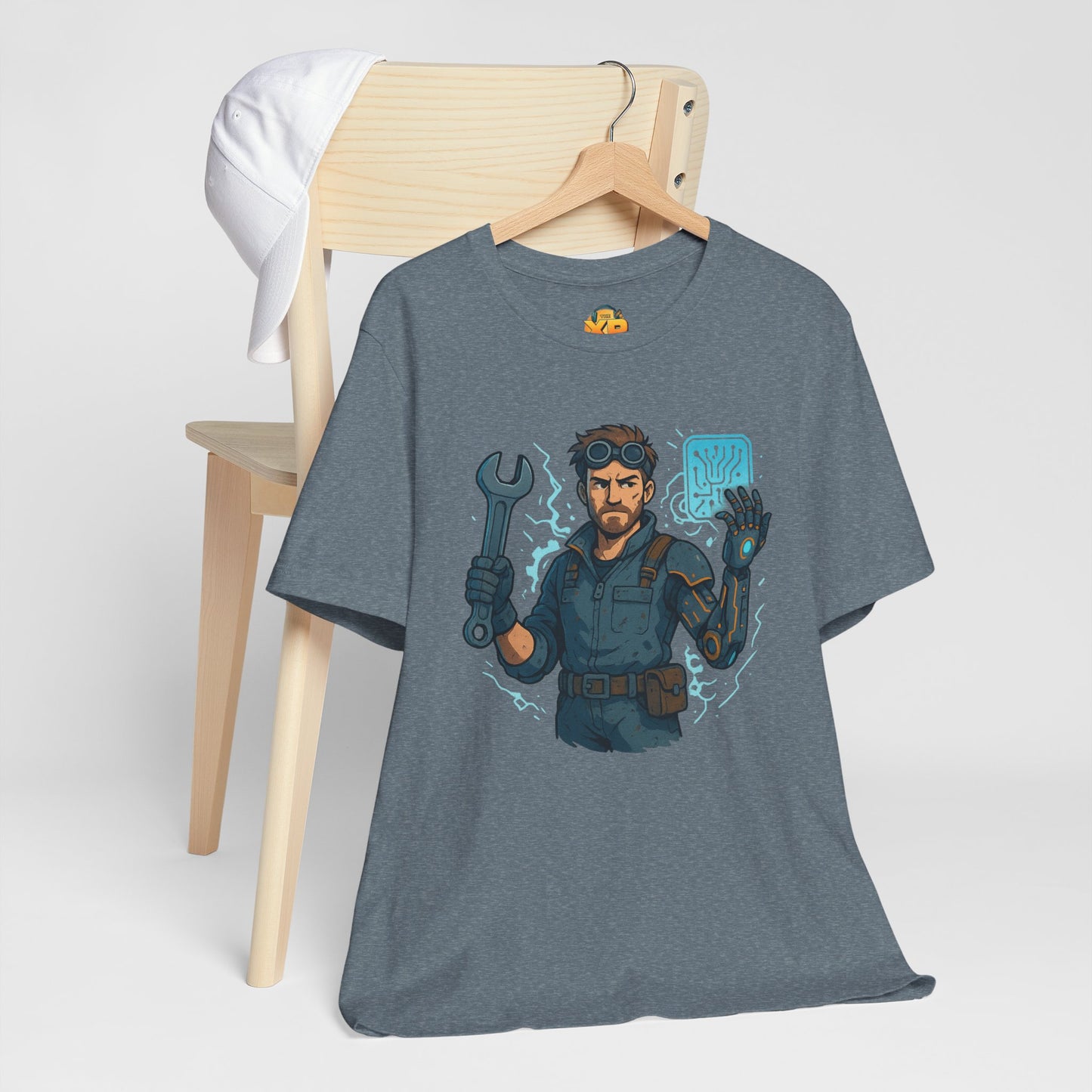 Nerdcore Icons - The Mech Engineer - Unisex Jersey Short Sleeve Tee
