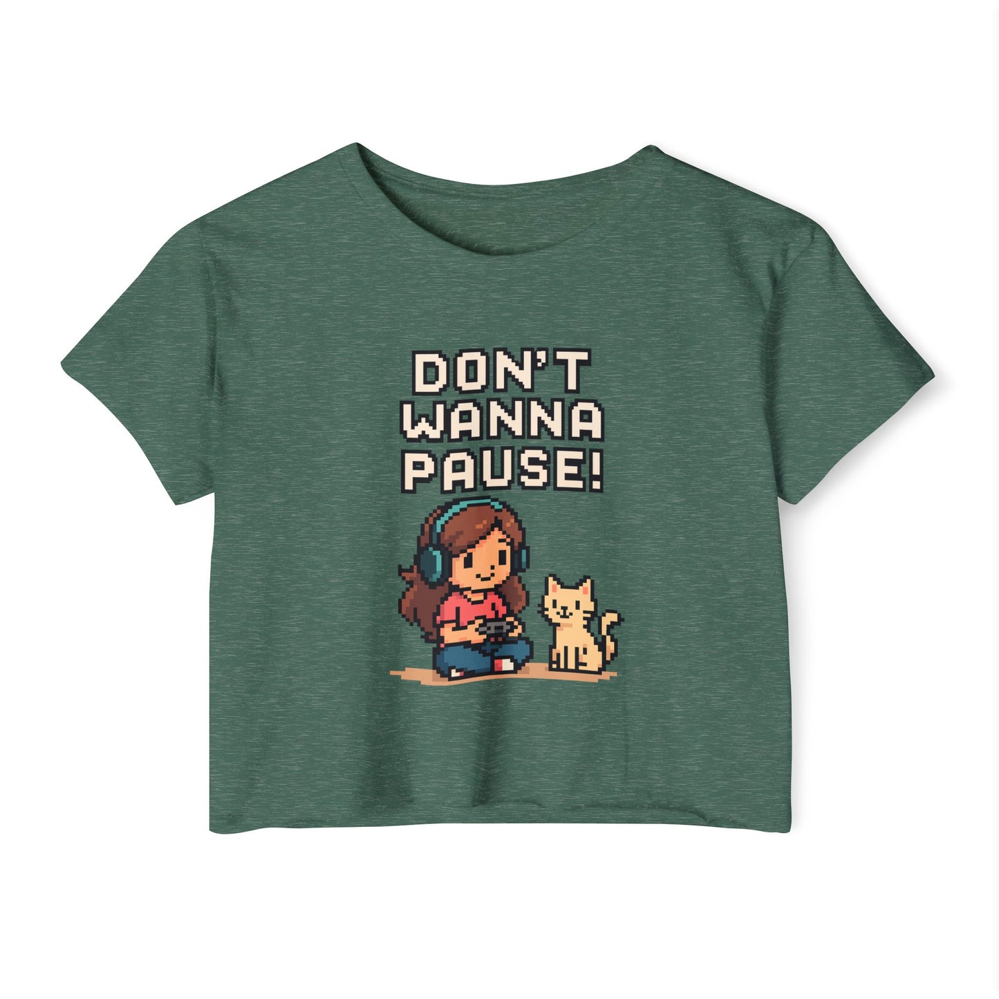 Don't Wanna Pause - Festival Crop Top