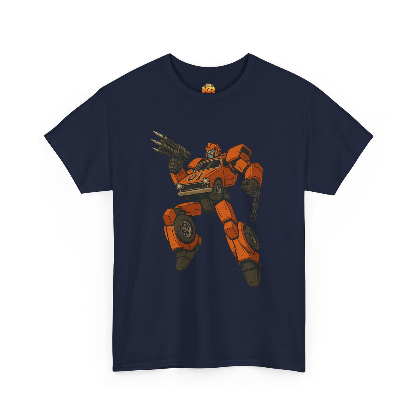 General Lee Transformer Crossover - Men's Heavy Cotton T-Shirt