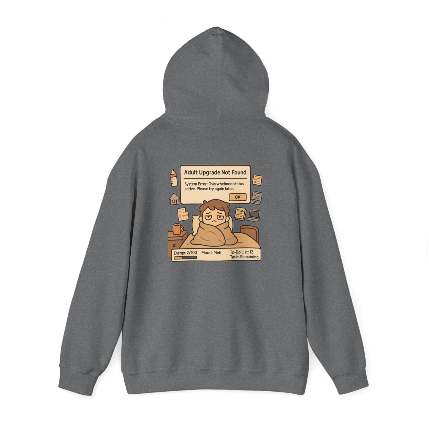 "Adult Upgrade Not Found" - Unisex Heavy Blend™ Hoodie