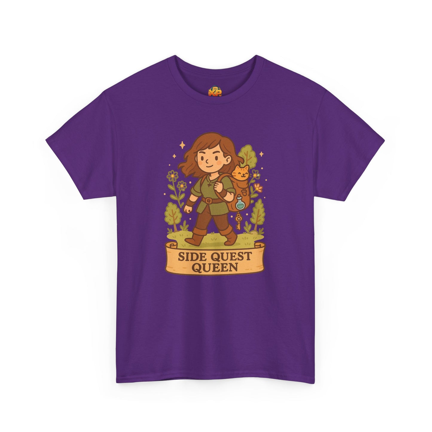 Side Quest Queen - Women's Heavy Cotton Tee