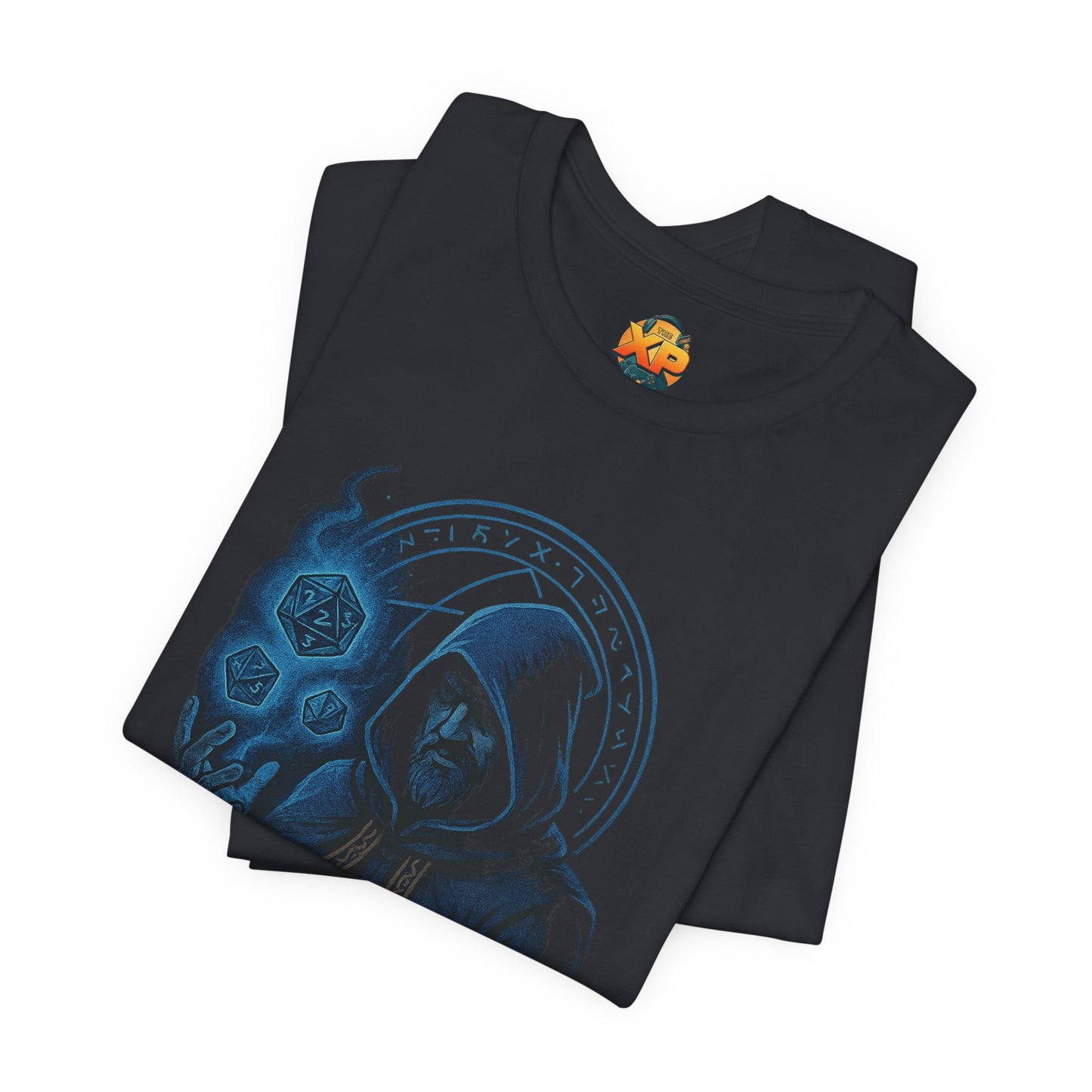 Nerdcore Icons - The Dungeon Master (Blue) - Unisex Jersey Short Sleeve Tee