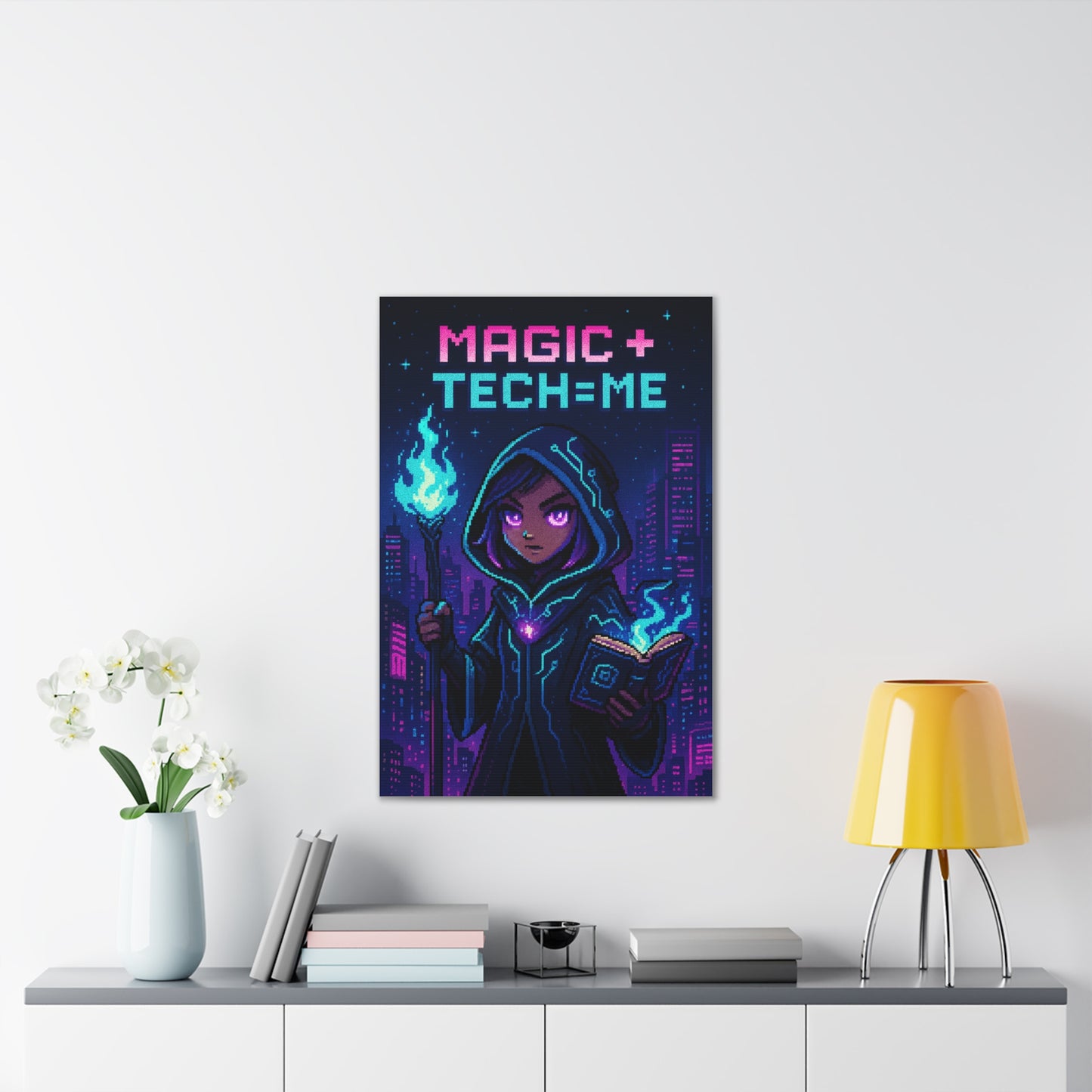 Magic + Tech=Me - Canvas Art