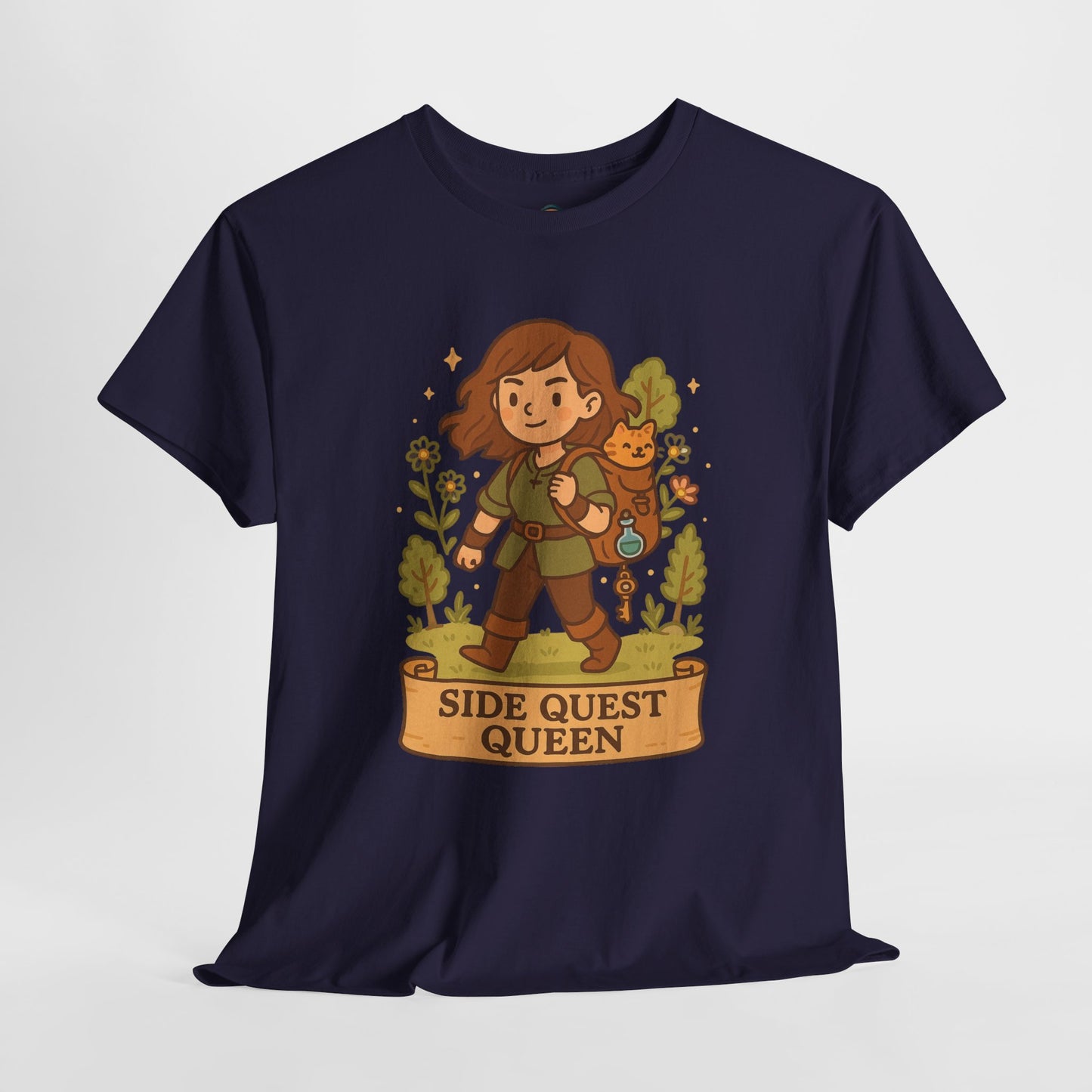 Side Quest Queen - Women's Heavy Cotton Tee