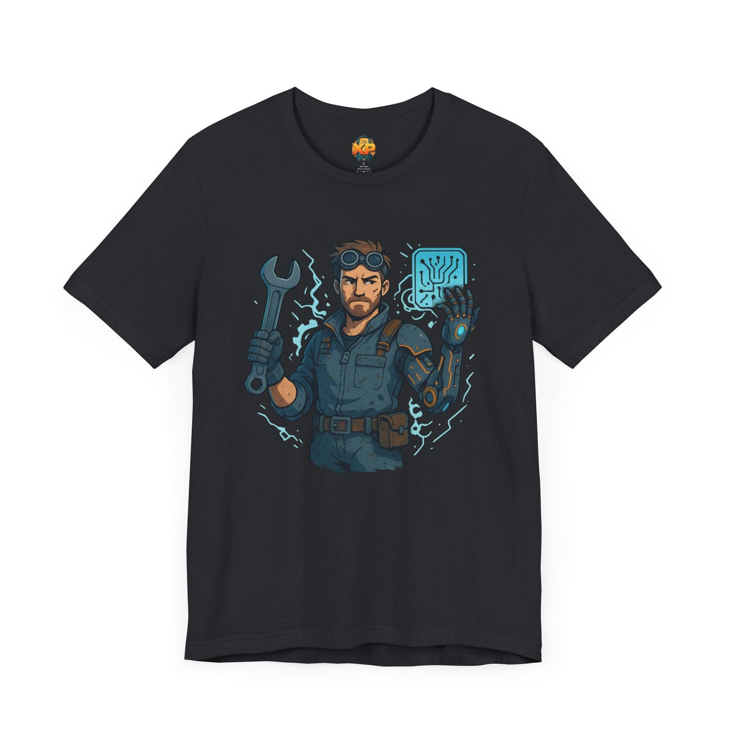 Nerdcore Icons - The Mech Engineer - Unisex Jersey Short Sleeve Tee