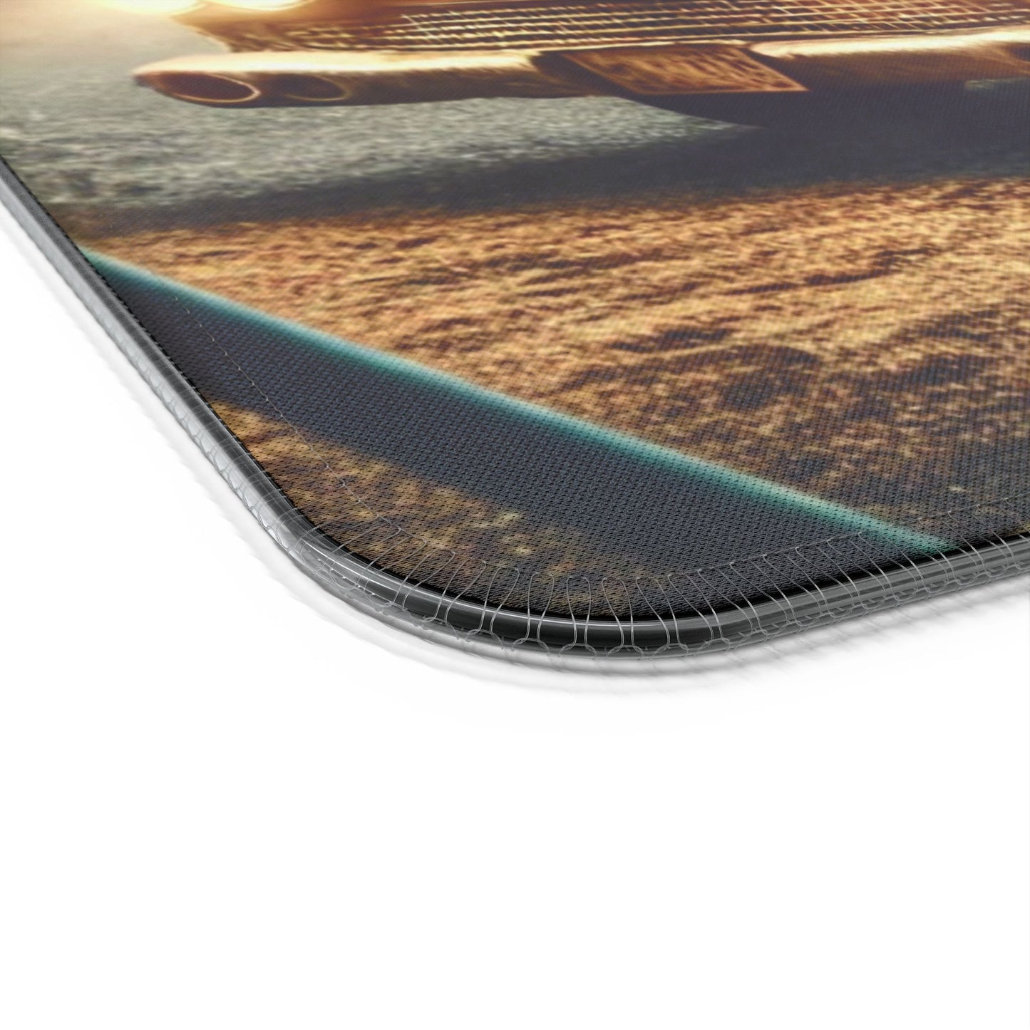 Post-Apocalyptic Time Travelers - Gaming Mouse Pad with RGB and Wireless Charging