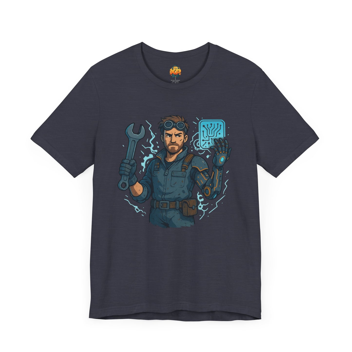 Nerdcore Icons - The Mech Engineer - Unisex Jersey Short Sleeve Tee