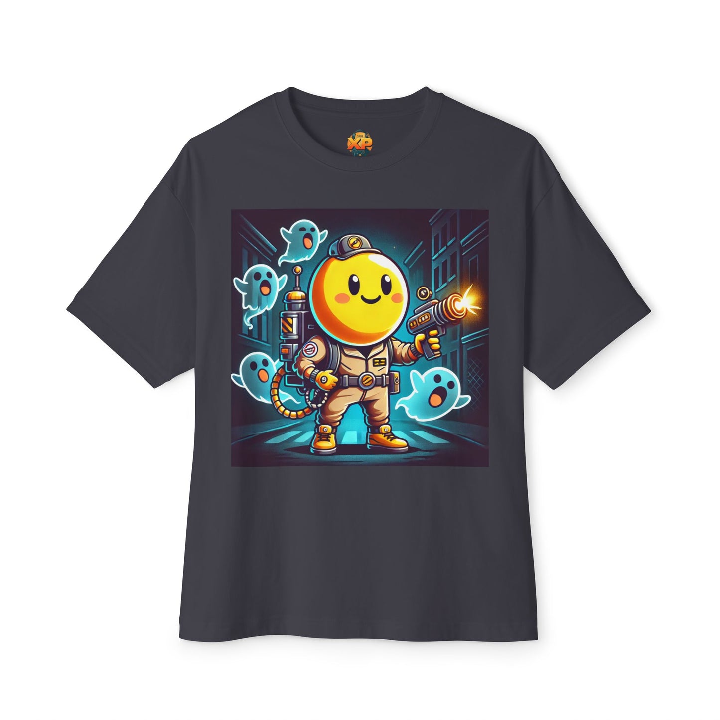 Ghost Hunting Yellow Dude - Women's Oversized Boxy Tee