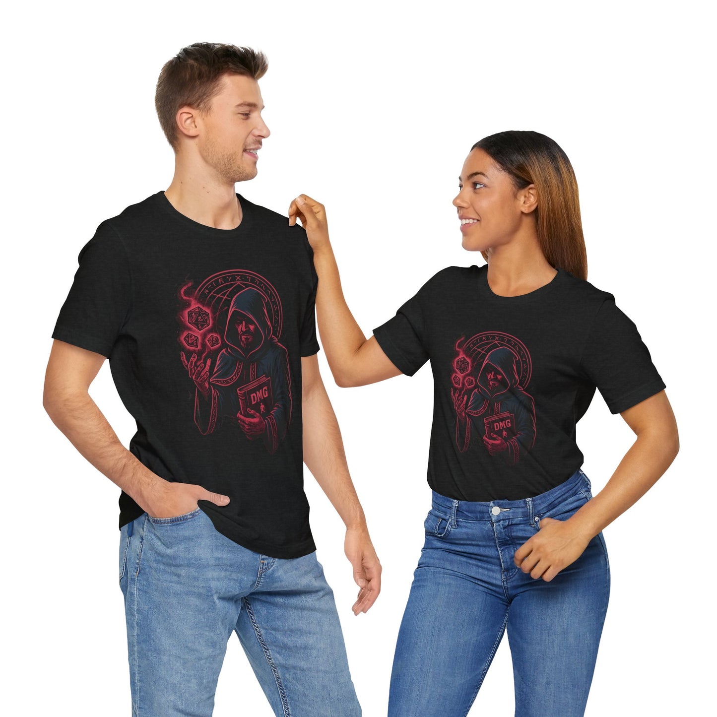 Nerdcore Icons - The Dungeon Master (Red) - Unisex Jersey Short Sleeve Tee