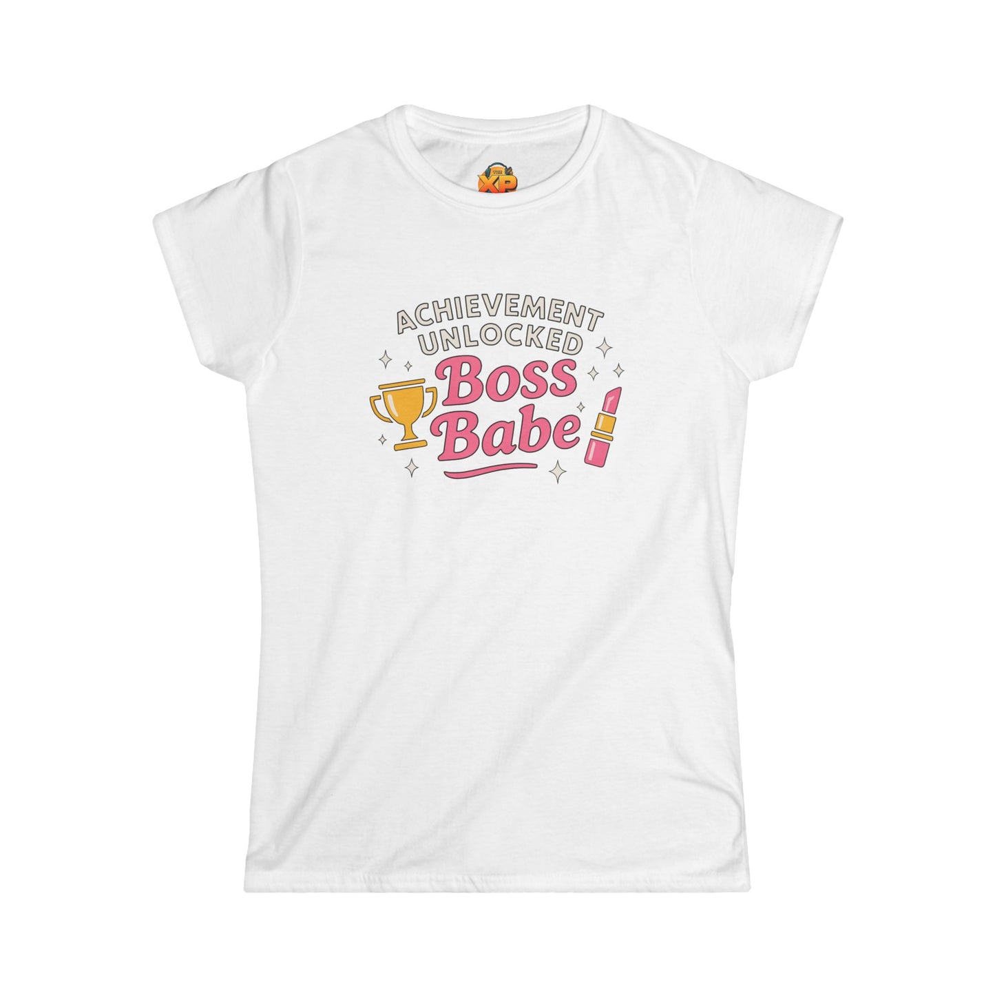Achievement Unlocked Boss Babe - Women's Softstyle Tee