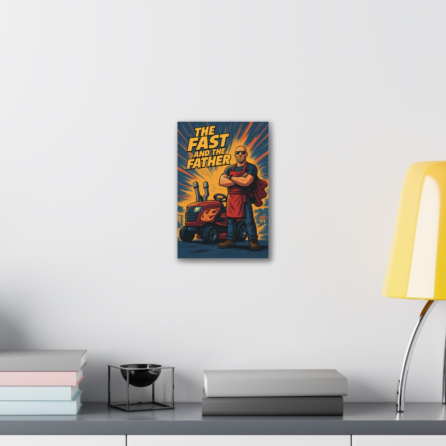 The Fast and The Father Canvas Art - A Fast and Furious Parody