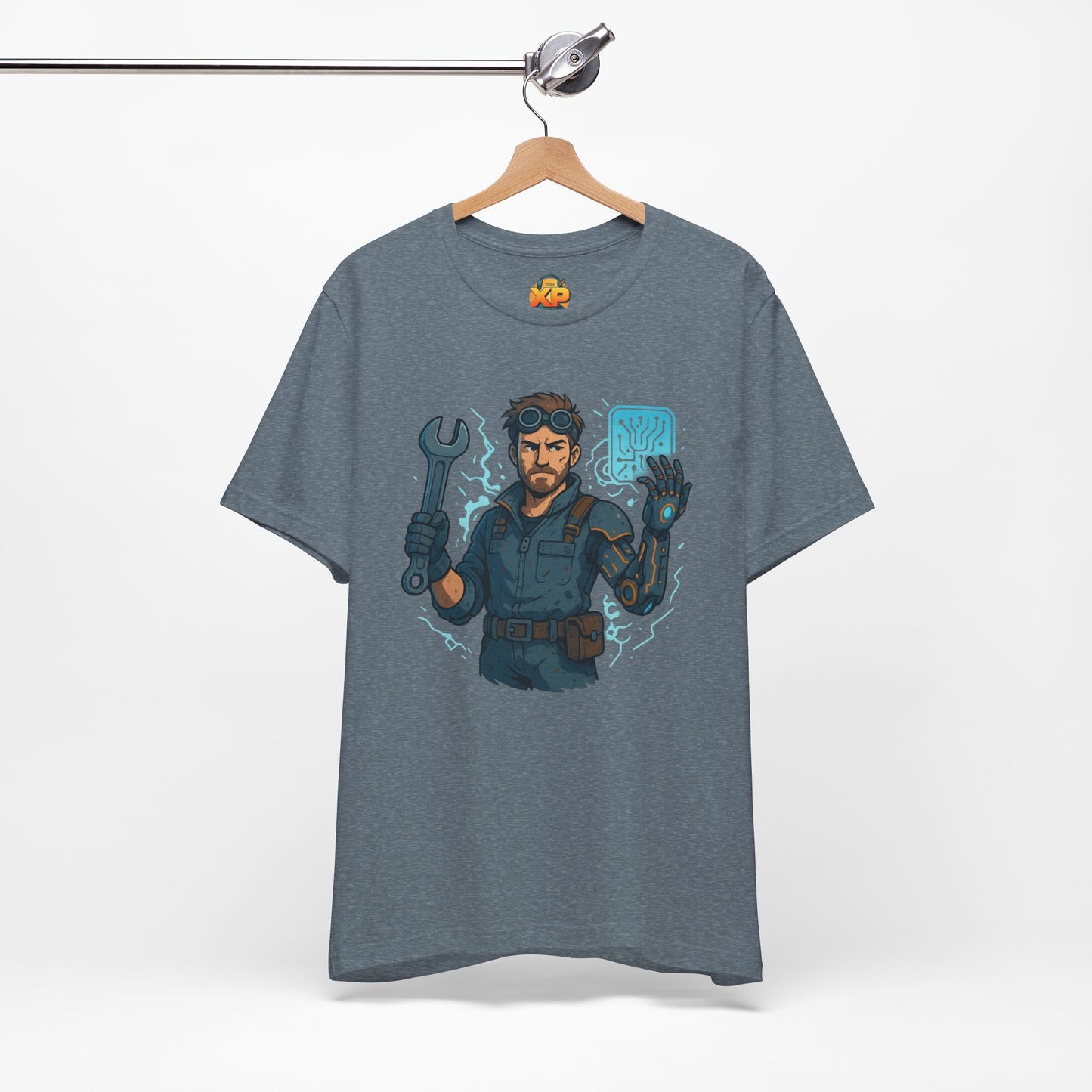 Nerdcore Icons - The Mech Engineer - Unisex Jersey Short Sleeve Tee
