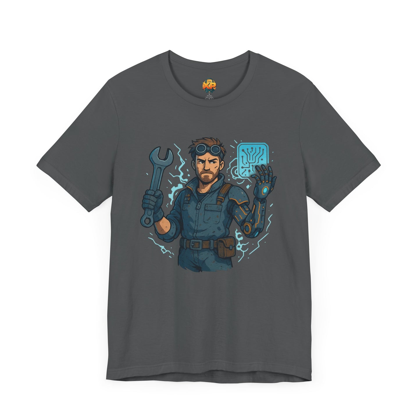 Nerdcore Icons - The Mech Engineer - Unisex Jersey Short Sleeve Tee
