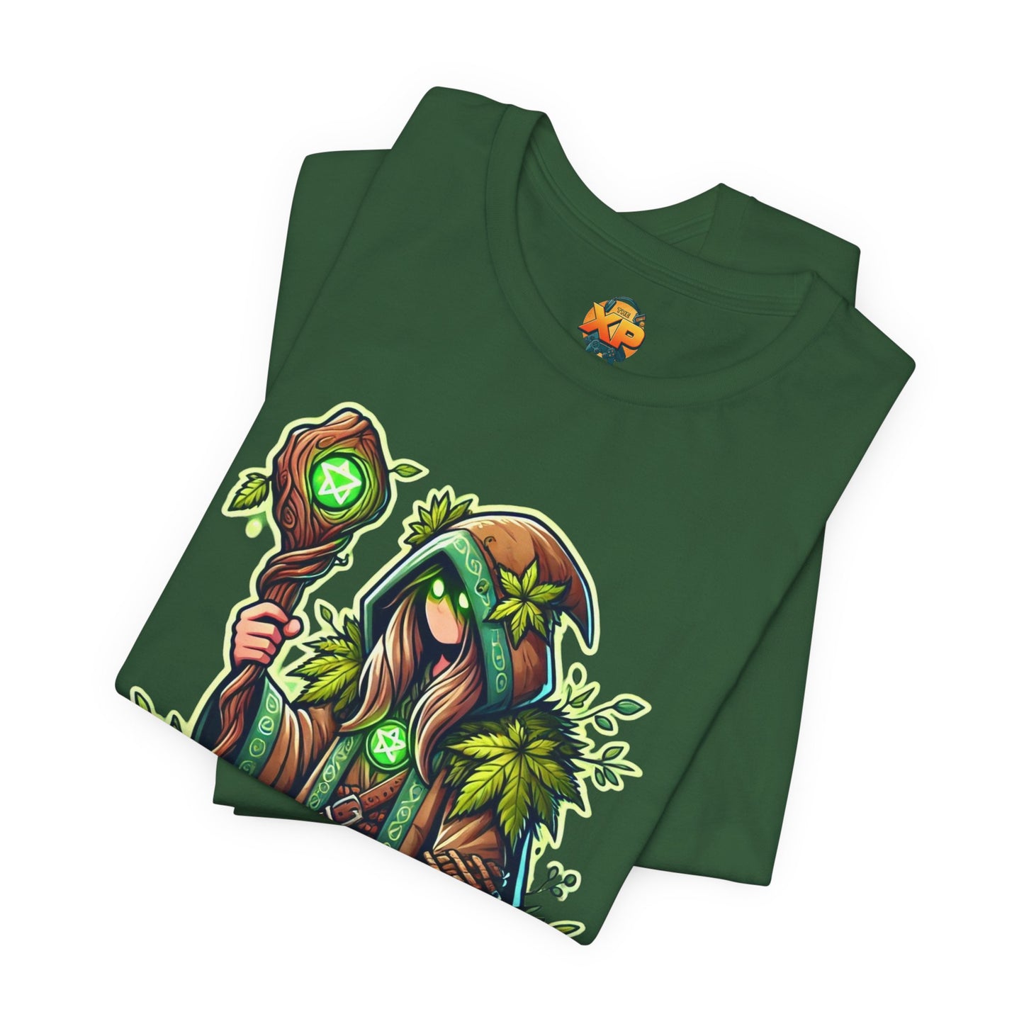 Druid Cartoon - Men's Jersey Short Sleeve Tee