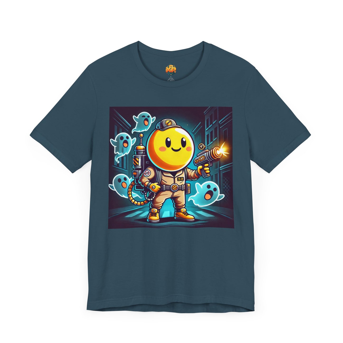 Ghost Hunting Yellow Dude - Men's Jersey Short Sleeve Tee