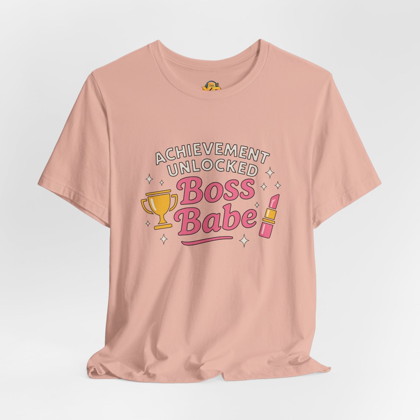 Achievement Unlocked Boss Babe - Women's Jersey Short Sleeve Tee