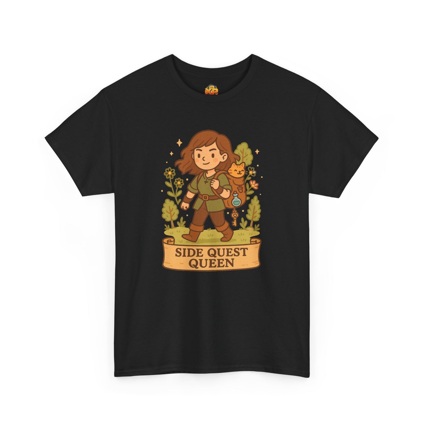 Side Quest Queen - Women's Heavy Cotton Tee