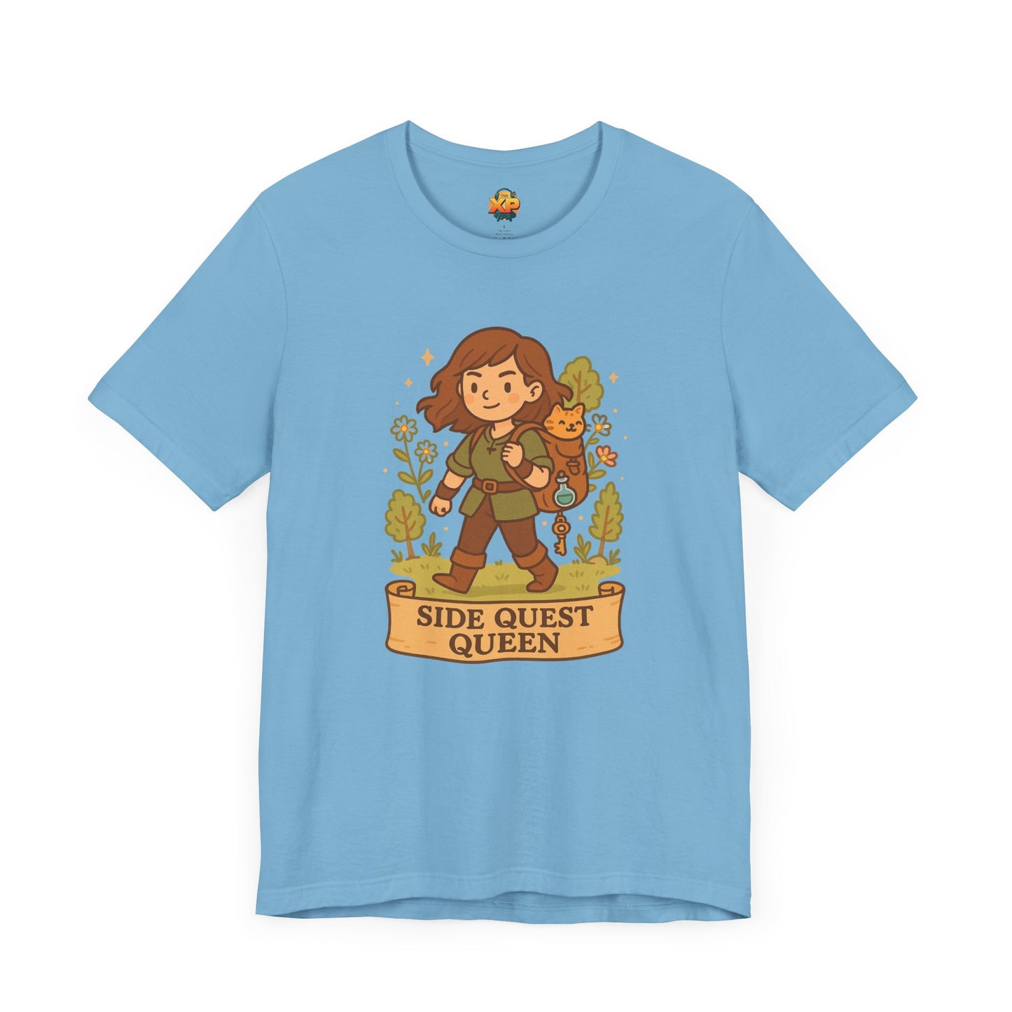 Side Quest Queen - Women's Jersey Short Sleeve Tee