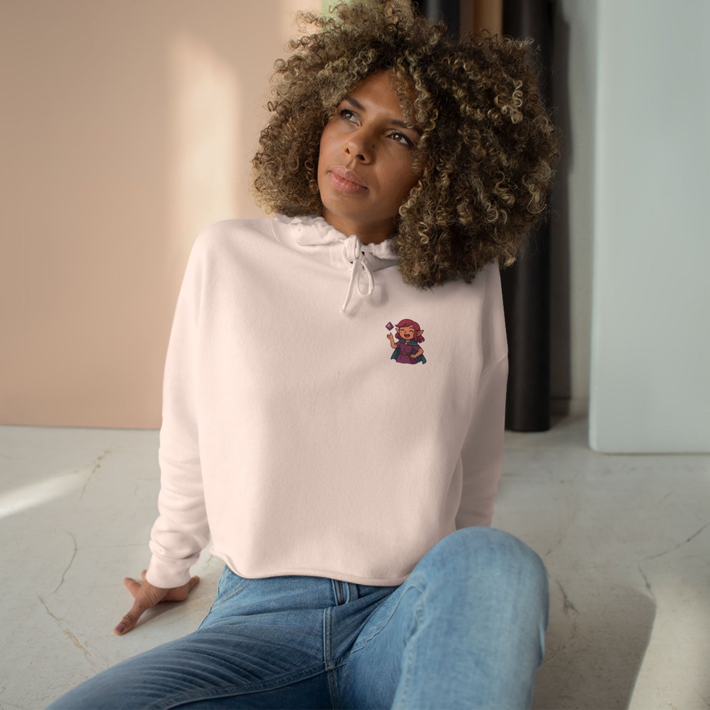 Chaotic Good Vibes - Crop Hoodie