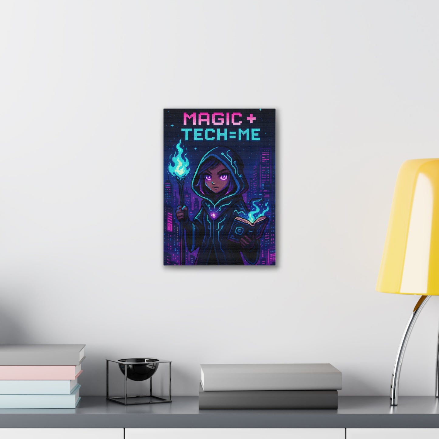 Magic + Tech=Me - Canvas Art