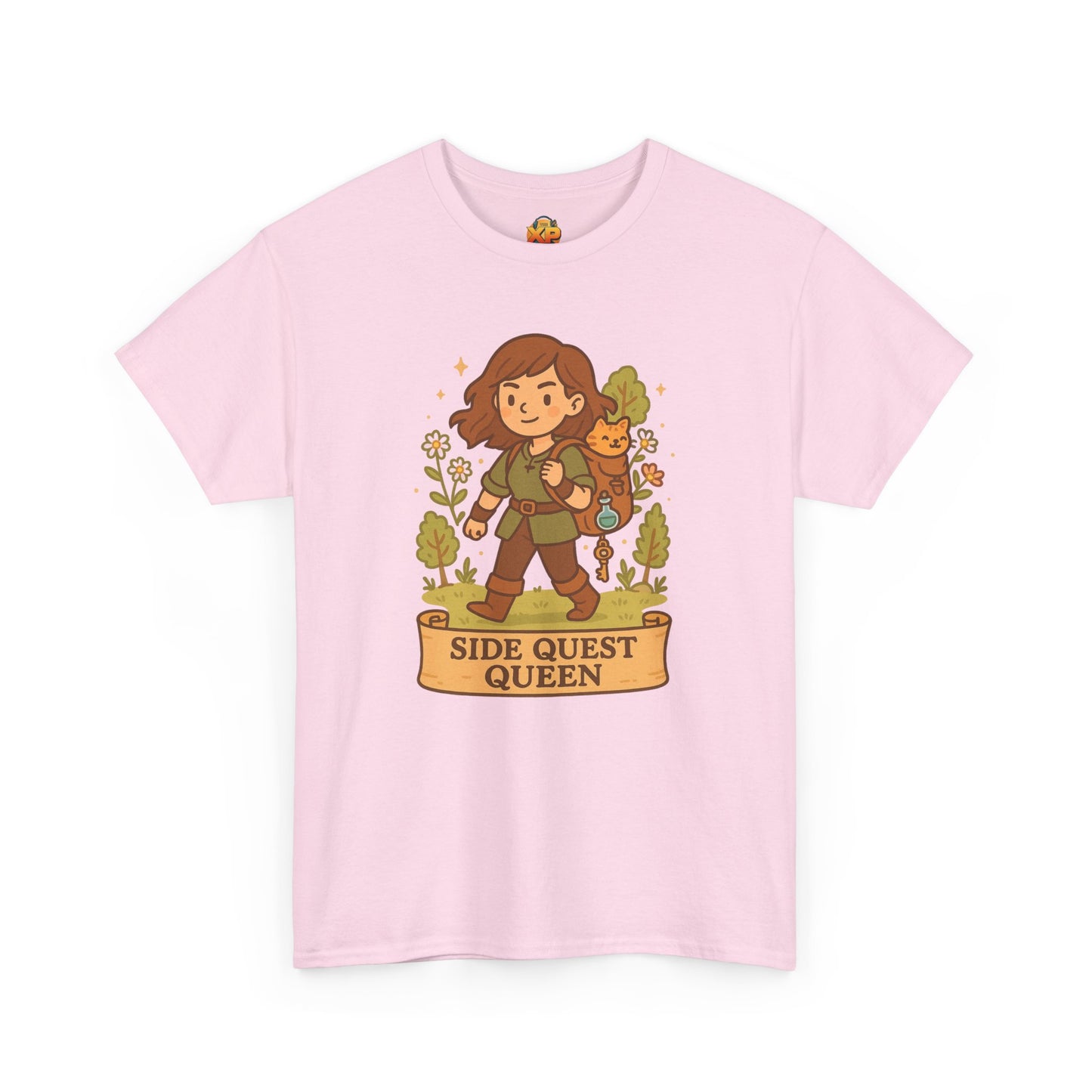Side Quest Queen - Women's Heavy Cotton Tee