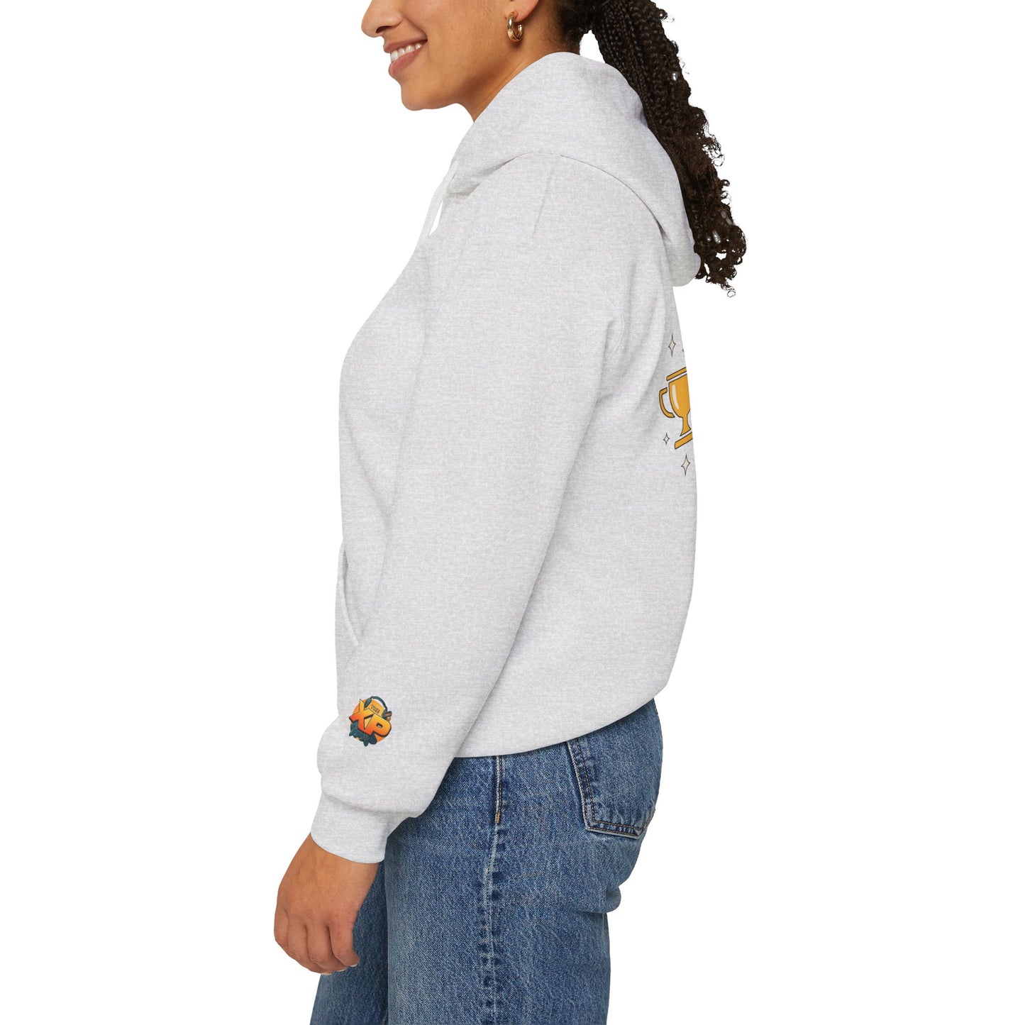 Achievement Unlocked Boss Babe - Women's Heavy Blend™ Hooded Sweatshirt