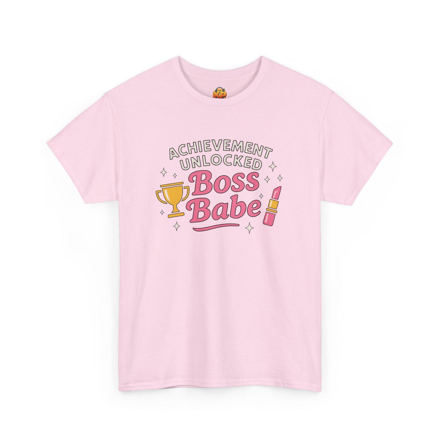 Achievement Unlocked Boss Babe - Women's Heavy Cotton Tee