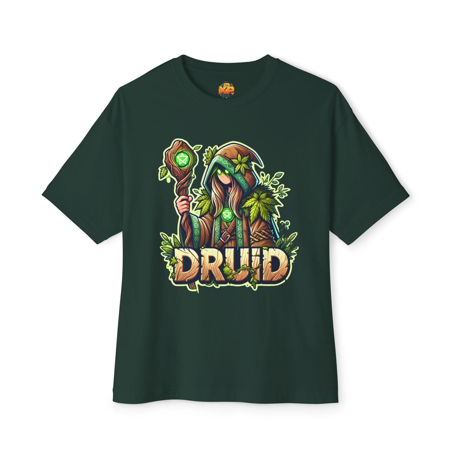 Druid Cartoon - Women's Oversized Boxy Tee