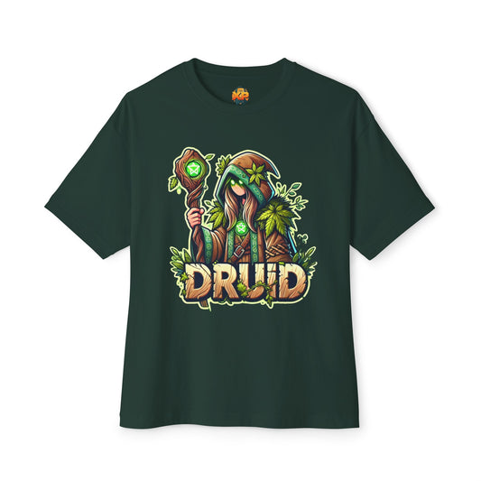 Druid Cartoon - Women's Oversized Boxy Tee