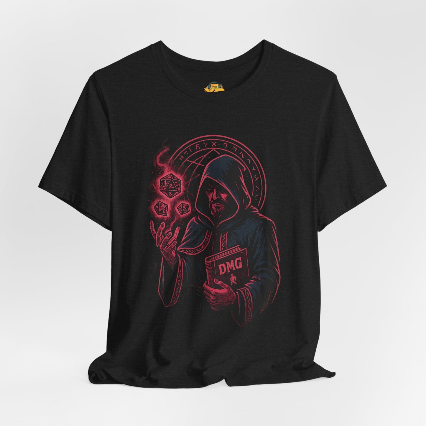 Nerdcore Icons - The Dungeon Master (Red) - Unisex Jersey Short Sleeve Tee