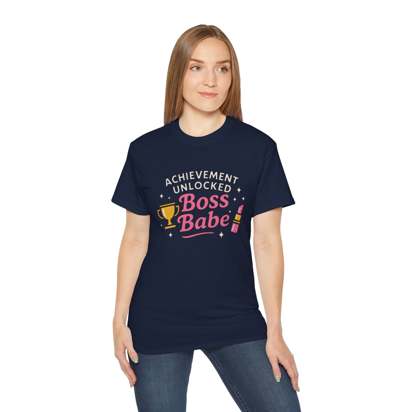 Achievement Unlocked Boss Babe - Women's Ultra Cotton Tee