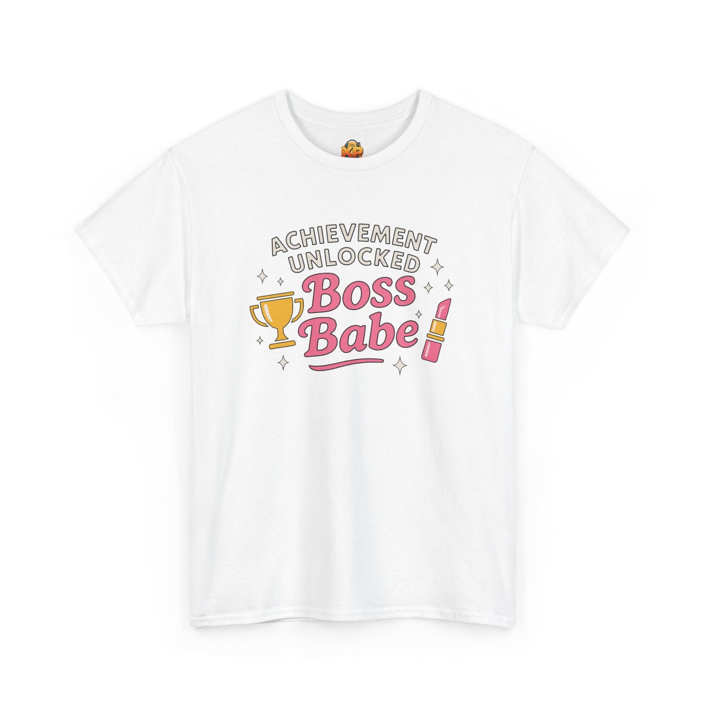 Achievement Unlocked Boss Babe - Women's Heavy Cotton Tee